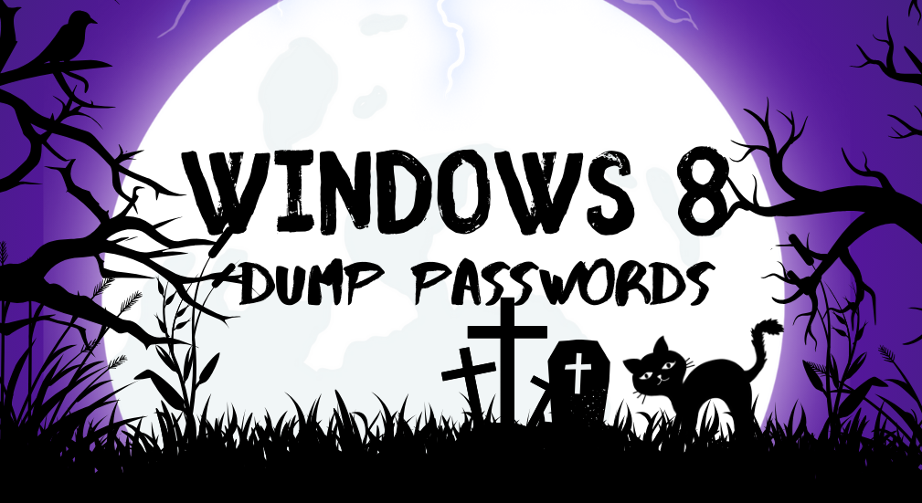 Windows 8 Hacking – Dump Password
